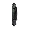 "Achaz" Iron Door Pull With Back Plate